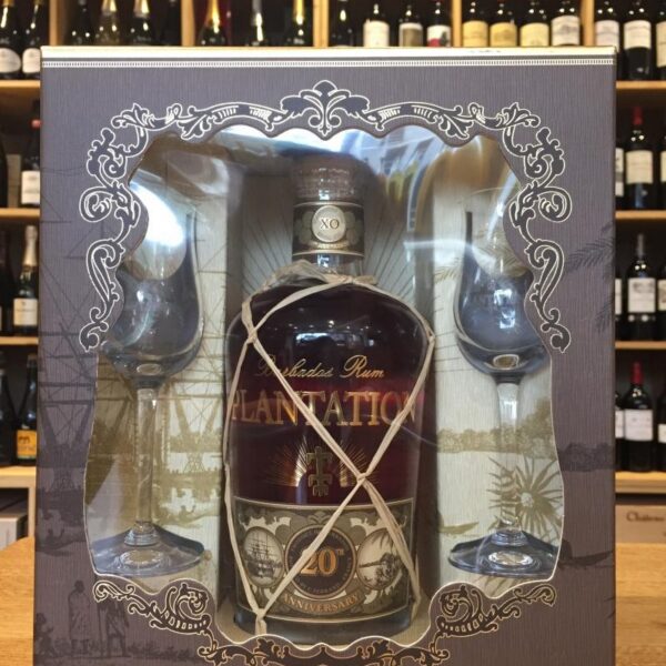 PLANTATION XO 20ème anniversaire COFFRET (deux verres)
